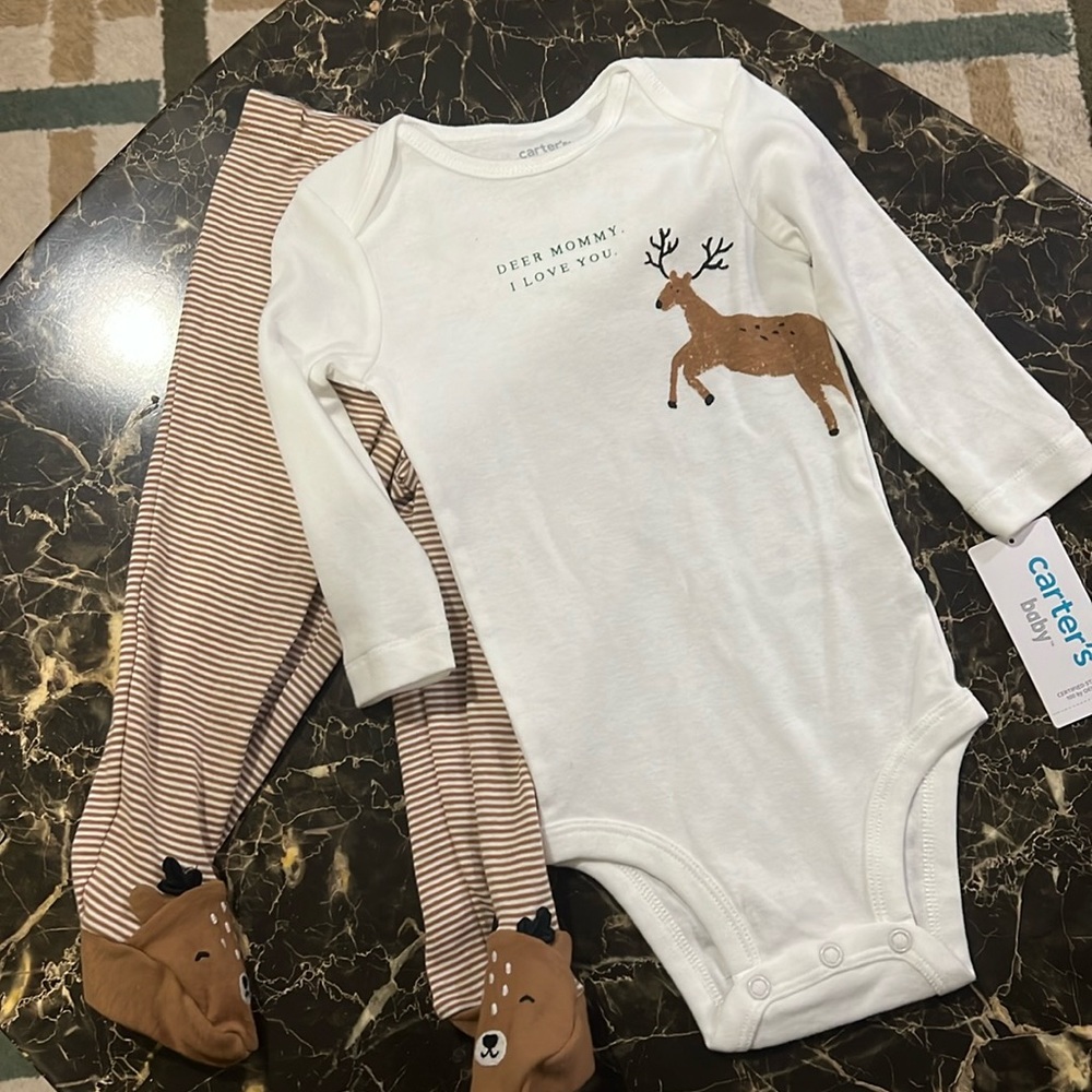 Carters two piece set 9m NWT